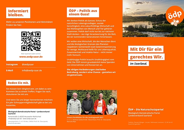 Flyer Landtagswahl 2027 Seite 1